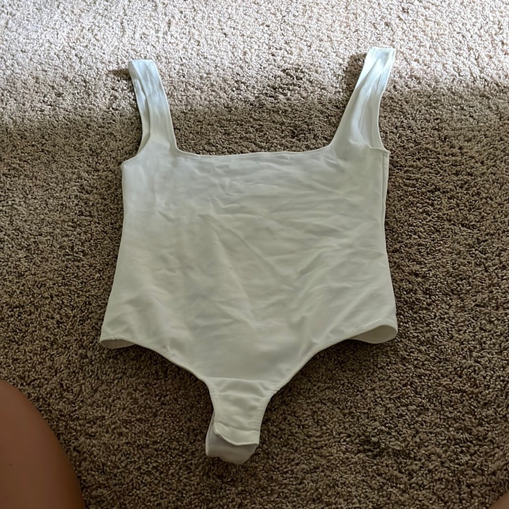 Free People white bodysuit